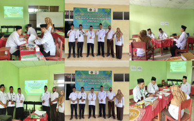MONITORING DANA BOS MA RAUDHATUL JANNAH OLEH PENGAWAS DARI KEMENTERIAN AGAMA KOTA PALANGKA RAYA