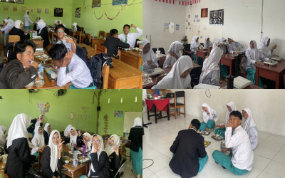 MA Raudhatul Jannah Terima Bantuan Program Makan Bergizi Gratis