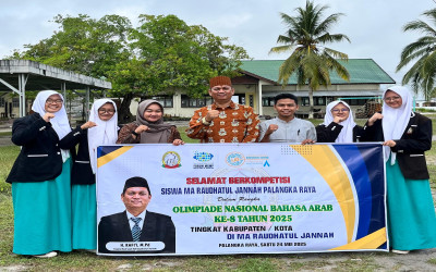 Siswa MA Raudhatul Jannah Palangka Raya Ikuti Olimpiade Bahasa Arab Nasional (OBA) ke-8 Tingkat Kabupaten/Kota