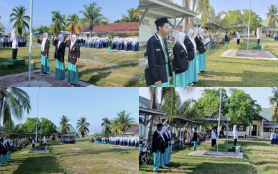 Melalui Upacara Bendera, Peserta Didik Raudhatul Jannah Didorong Tingkatkan Disiplin Menjelang Asesmen Akhir Semester